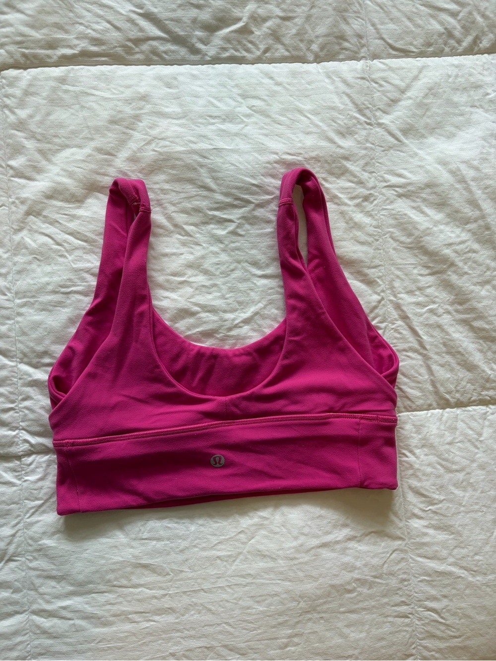 lululemon athletica Hot Pink Scoop neck sports Bra